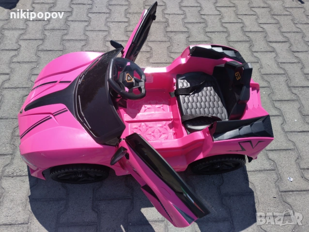 DC Акумулаторна кола CORDOBA розова, снимка 4 - Детски велосипеди, триколки и коли - 53569554