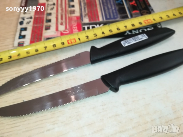 MADE IN BRAZIL-TRAMONTINA X2 KNIVES 0311252128, снимка 4 - Ножове - 52283004