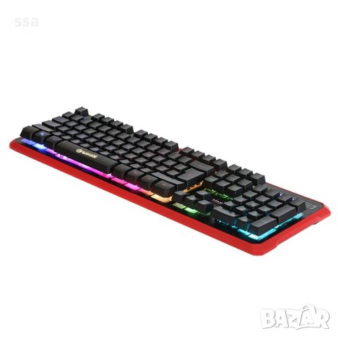 Marvo геймърска клавиатура Gaming Keyboard K629G sound-reactive lighti, снимка 2 - Клавиатури и мишки - 43063581
