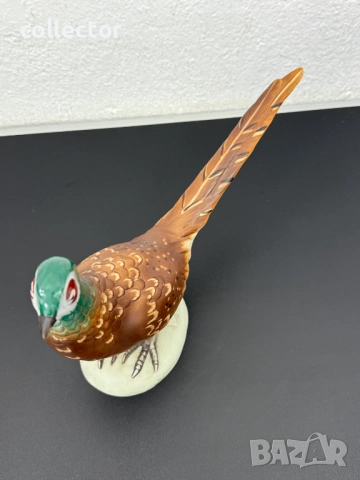 Порцеланов фазан на Royal Dux. №7492, снимка 5 - Колекции - 52062947