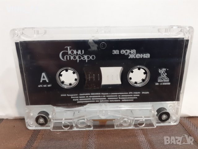  Тони Стораро – За една жена, снимка 2 - Аудио касети - 32209242