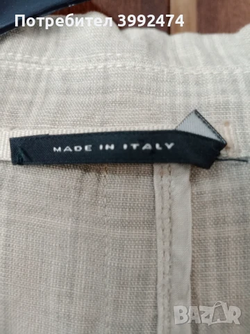 Мъжко сако, 100% лен, снимка 6 - Сака - 51119750