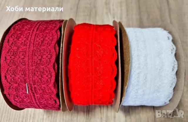 Дантела 5см/23м дължина, снимка 4 - Декорация за дома - 35458658