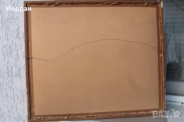 Картина акварел със стъкло и пастел, снимка 8 - Картини - 48942783