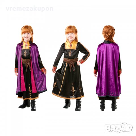 Рокля на Анна от Замръзналото Кралство 2, снимка 4 - Детски рокли и поли - 32730784
