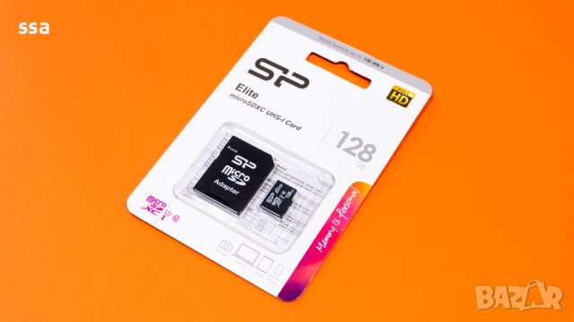Карта памет Silicon Power Elite, 128GB, Micro SD + SD Adapter - SP128GBSTXBU1V10SP, снимка 3 - Карти памет - 43355505