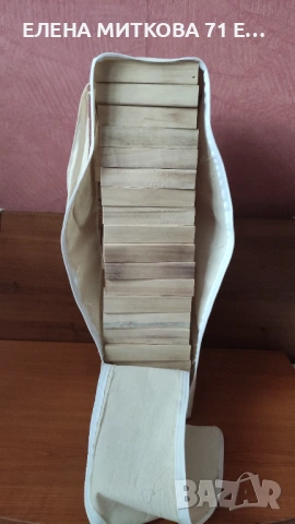 Настолна игра с дървени кубчета 60 бр.