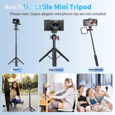 Мини статив (трипод) Ulanzi MT-73 – За камери и телефони, снимка 2 - Селфи стикове, аксесоари - 52955695