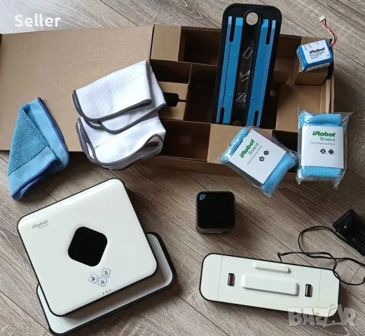 Роботизирана подочистачка iRobot Braava 390, снимка 3 - Прахосмукачки - 50413484