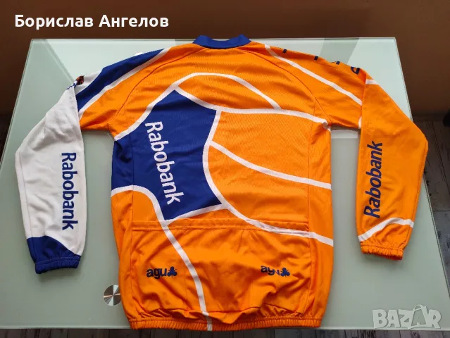 Rabobank - Мъжка колоездачна блуза с дълъг ръкав + подарък блуза в къс ръкав. , снимка 9 - Спортна екипировка - 47261274