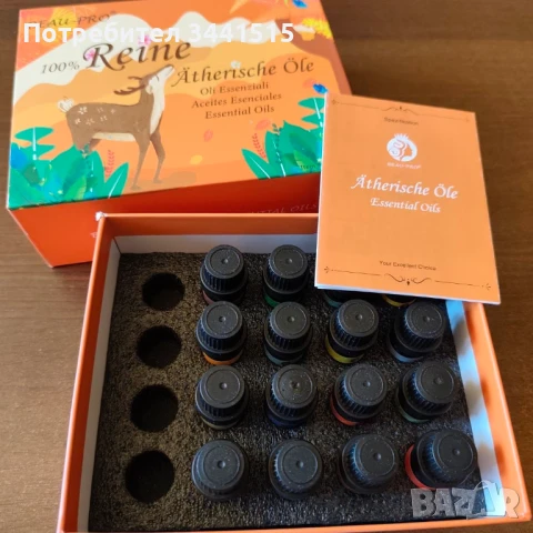 Етерични масла 100% чисти BEAU-PRO ORGANIC Essential Oil 5ml - 16 броя , снимка 5 - Други - 50514955