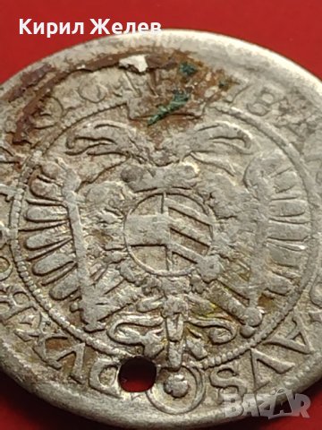 Сребърна монета 6 кройцера 1678г. Леополд първи Свещена Римска Империя 13717, снимка 8 - Нумизматика и бонистика - 42984449