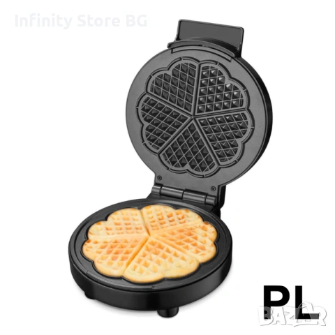 🧇 Уред за гофрети Muhler MHT-1010W – пухкави гофрети с усмивка!, снимка 5 - Гофретници - 53467525