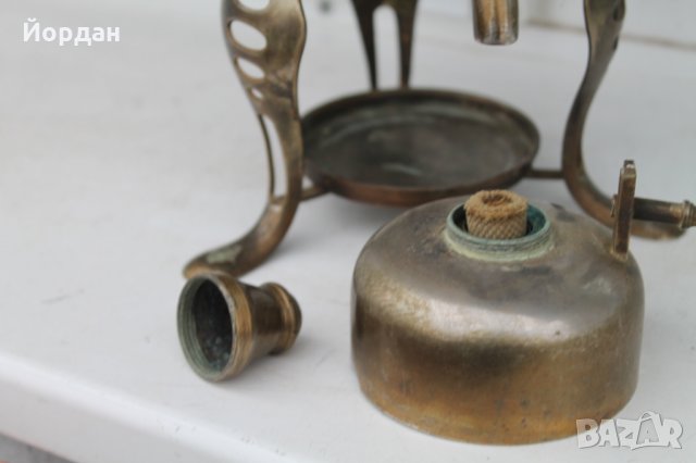 Самовар със спиртник , снимка 4 - Антикварни и старинни предмети - 35146541