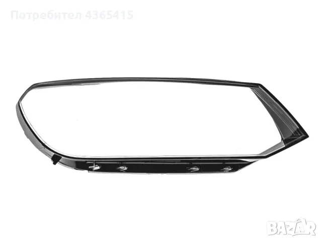 Стъкло за фар на VW Touareg 7P (2010-2014) Десен