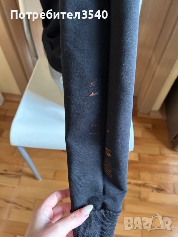 Дамска черна блуза с връзки, снимка 15 - Блузи с дълъг ръкав и пуловери - 43076179
