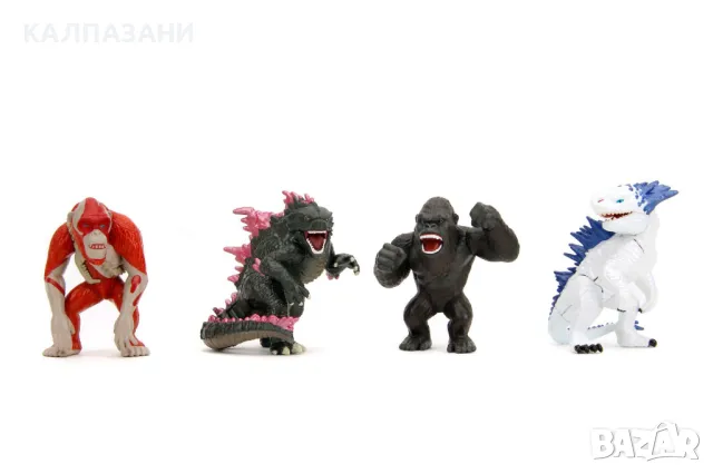 Jada, 253252035, Godzilla 4-Pack Figure Set, снимка 6 - Фигурки - 50096213