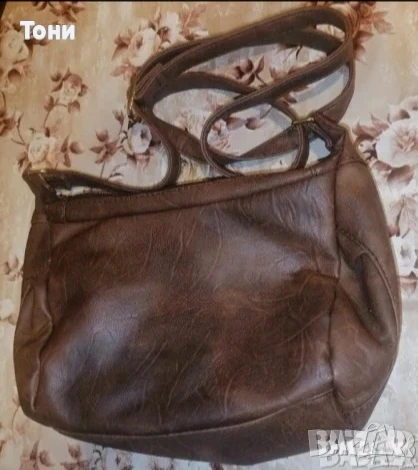 BAC STREET Нова Дамска Чанта Изцяло от Естествена Кожа, снимка 6 - Чанти - 51252426
