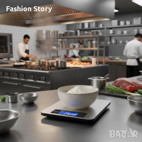 Кухненска електронна везна Luigi Ferrero Prima FR-110I – инокс платформа, 10kg, точност до 1g, снимка 4 - Други - 52490746