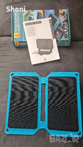 Преносим слънчев панел Froyak 10w, батерия , снимка 5 - Друга електроника - 51748994