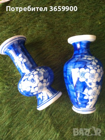 Две японски вазички, снимка 5 - Вази - 39936295