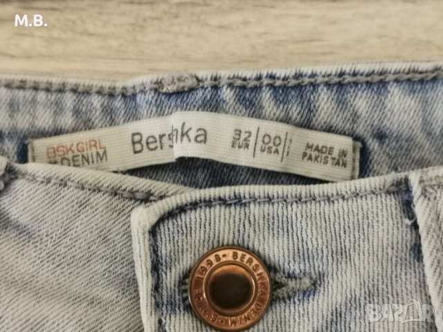 Дънкови панталонки Bershka, блуза H&M, снимка 5 - Детски къси панталони - 36623871