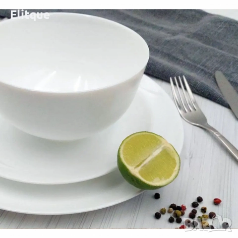 Сервиз за хранене от 16 части Luminarc Diwali – Елегантност и функционалност в един комплект, снимка 7 - Съдове за готвене - 52684593