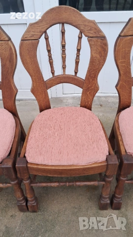 Столове масив Рустик-4 бр.№063, снимка 7 - Столове - 53208472