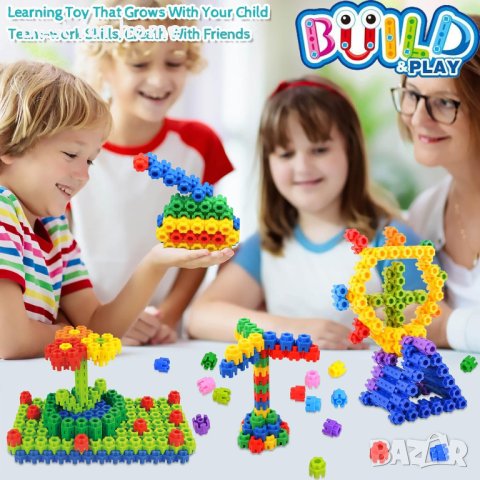 STEM Building blocks toy конструктор 300 части  , снимка 6 - Конструктори - 43196782