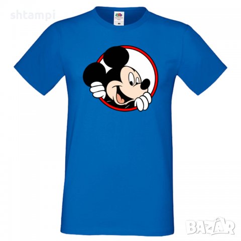 Мъжка тениска _Set for Couples Mickey 2 Подарък,Изненада,Рожден ден, снимка 2 - Тениски - 36578928