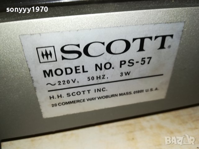 SCOTT USA-ВНОС SWISS 0512230848, снимка 5 - Грамофони - 43279390