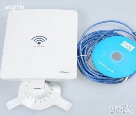 Мощна WI-FI антена Kinamax, Чипсет Ralink 3070.150 Mbps.Инсталационен диск
