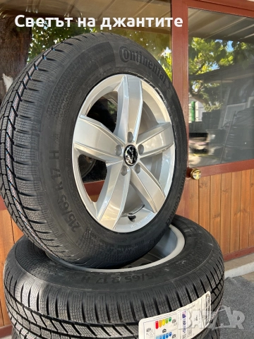 Джанти за VW Tiguan 17 Цола с Зимни Гуми 215/65/17 Нови Continental Dot 2025, снимка 3 - Гуми и джанти - 51723108