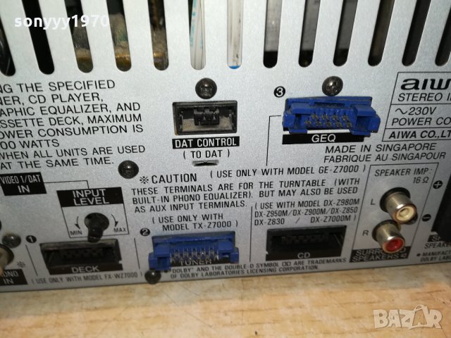 aiwa amplifier 2203211046, снимка 12 - Ресийвъри, усилватели, смесителни пултове - 32255150