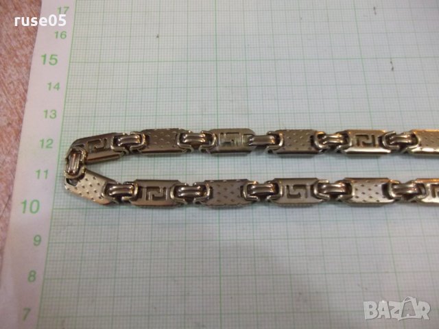 Синджир жълт с разпятието имитационна бижутерия - 92 гр., снимка 2 - Колиета, медальони, синджири - 27158554