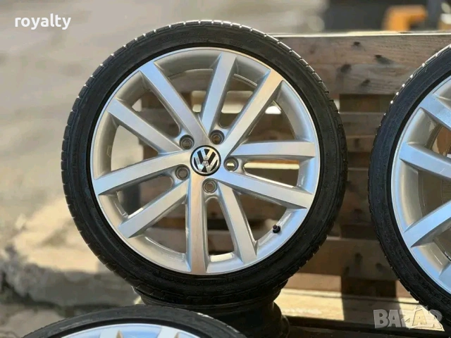 5х112 Джанти 18 Цола Фолксваген Голф Кади Тоуран 5x112 VW Golf Caddy Touran Оригинални, снимка 3 - Аксесоари и консумативи - 53222846