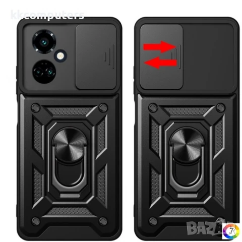 Tecno Camon 19 / 19 Pro Sliding Camera Cover Design TPU+PC /Удароустойчив Ring Holder4 Калъф и Проте, снимка 2 - Калъфи, кейсове - 50952307