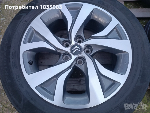 Лети джанти 18ки 5х114.3 Mitsubishi, Citroen, Peugeot + летни гуми 225/55/18 Michelin, снимка 5 - Гуми и джанти - 52685637