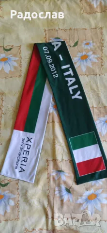 шал България - Италия Футбол , снимка 3 - Колекции - 47358664
