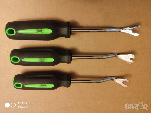 JBM TOOLS 3 БРОЯ Kъcи или Дълги Kачествени ИНСТРУМЕНТИ ЗА МАХАНЕ НА ПЛАСТМАСОВИ ЕЛЕМЕНТИ