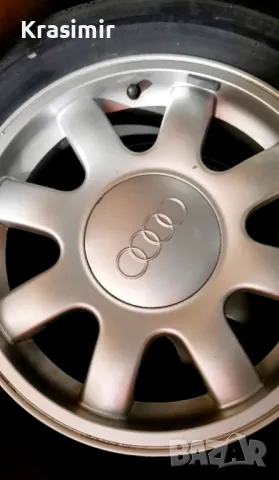 Алуминиеви джанти, 15 цола, с външни гуми, снимка 8 - Гуми и джанти - 49424562