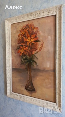 Голяма прекрасна картина–Масло, платно– Ива Николова., снимка 2 - Картини - 33087841