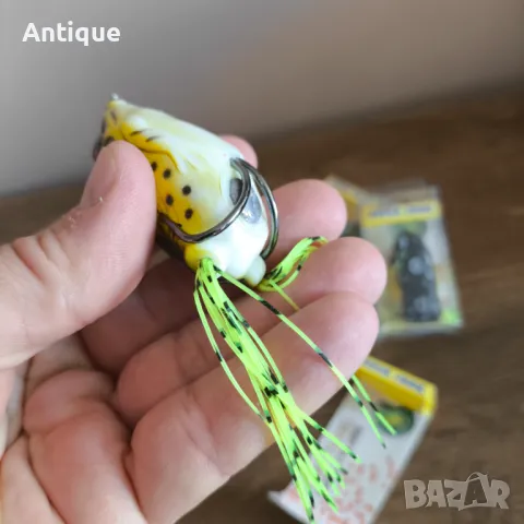 Силиконова жаба с кука двойка HUIZHU 15 грама, снимка 5 - Стръв и захранки - 49316757