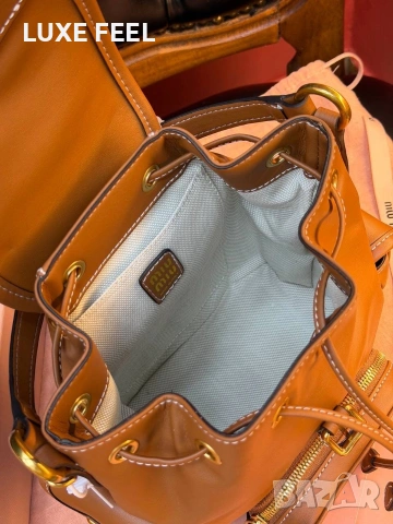 MİU MİU ⚜️Дамски Раници ⚜️ Естествена Кожа , снимка 7 - Раници - 53179116