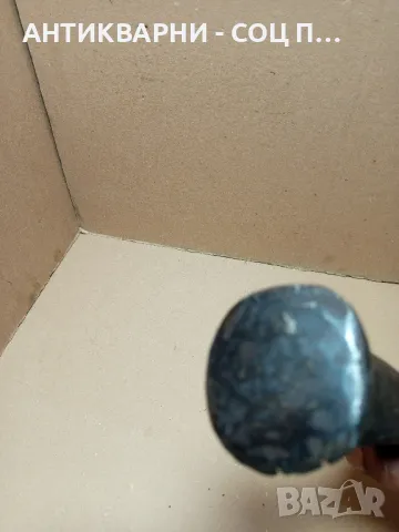 Соц Стар Ръчно Кован Клин За Цепене На Трупи Тегло 2.200кг Номер 1., снимка 11 - Антикварни и старинни предмети - 49407047