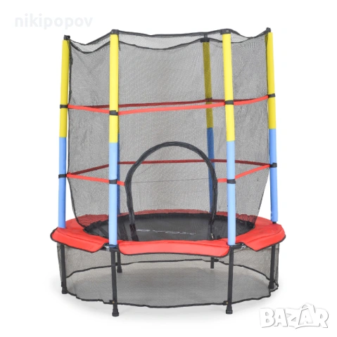 BYOX Батут с вътрешна мрежа HOP 4.5FT 140cm червен, снимка 2 - Други спортове - 53569122