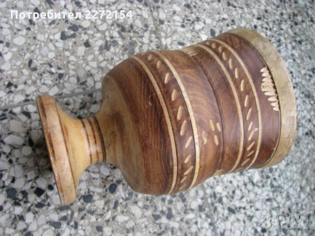 Голям дървен хаван хаванче, снимка 5 - Антикварни и старинни предмети - 29067766