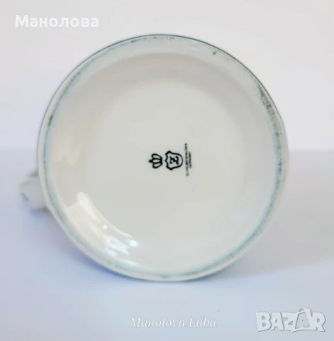 Бирена халба на известната мануфактура Schrobenhausen с калаен капак известна още като beer stein., снимка 10 - Други ценни предмети - 51211225