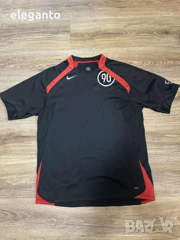 Мъжка тениска Nike Total 90s Swoosh Logo y2k Drill , L размер, снимка 2 - Тениски - 51374796