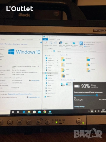 Таблет Panasonic Toughbook CF-D1N, 16GB RAM, 512GB SSD, i5-6Gen, снимка 6 - Лаптопи за работа - 53278753